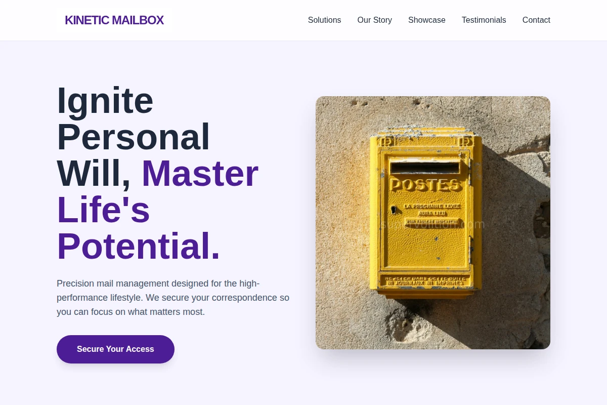 kinetic Mailbox